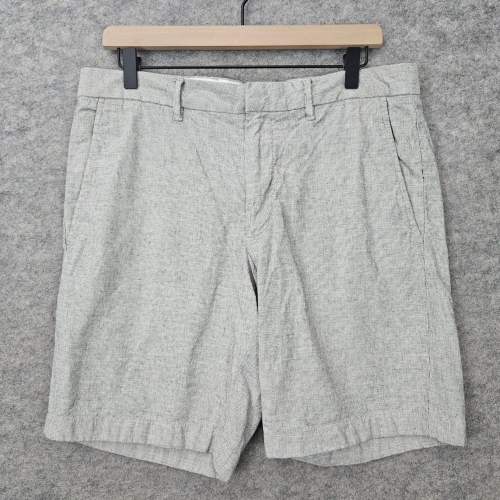 Nordstrom Men's Shop Shorts Gray 33 Slim Fit Cotton Stretch Golf Business Casual